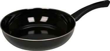 Riess, 0042-022, Gourmetpfanne 24, CLASSIC - SCHWARZEMAILLE, Durchmesser 24 cm, Höhe 5.6 cm, Inhalt 1.8 Liter, Emaille schwarz, Bratpfanne, Induktion im Sale